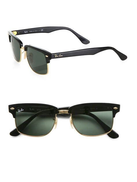 ray ban square black sunglasses